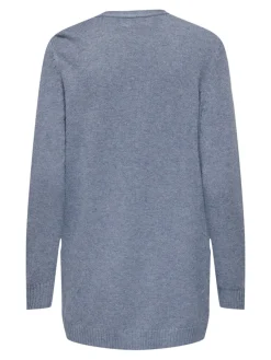 Only Pullover & Sweatshirts*ONLLESLY LIFE L/S OPEN CARDIGAN KNT NOOS Vintage Indigo