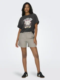 Only Shorts*ONLLINDA HW MEL SHORTS TLR NOOS fungi