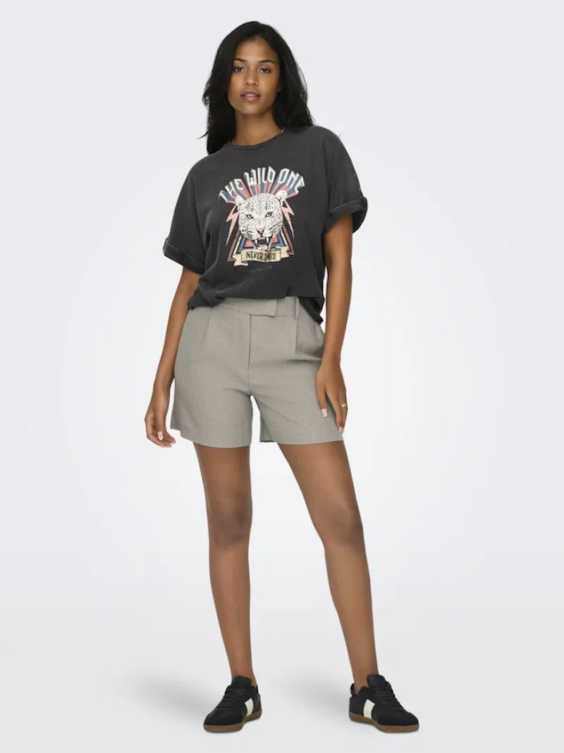 Only Shorts*ONLLINDA HW MEL SHORTS TLR NOOS fungi