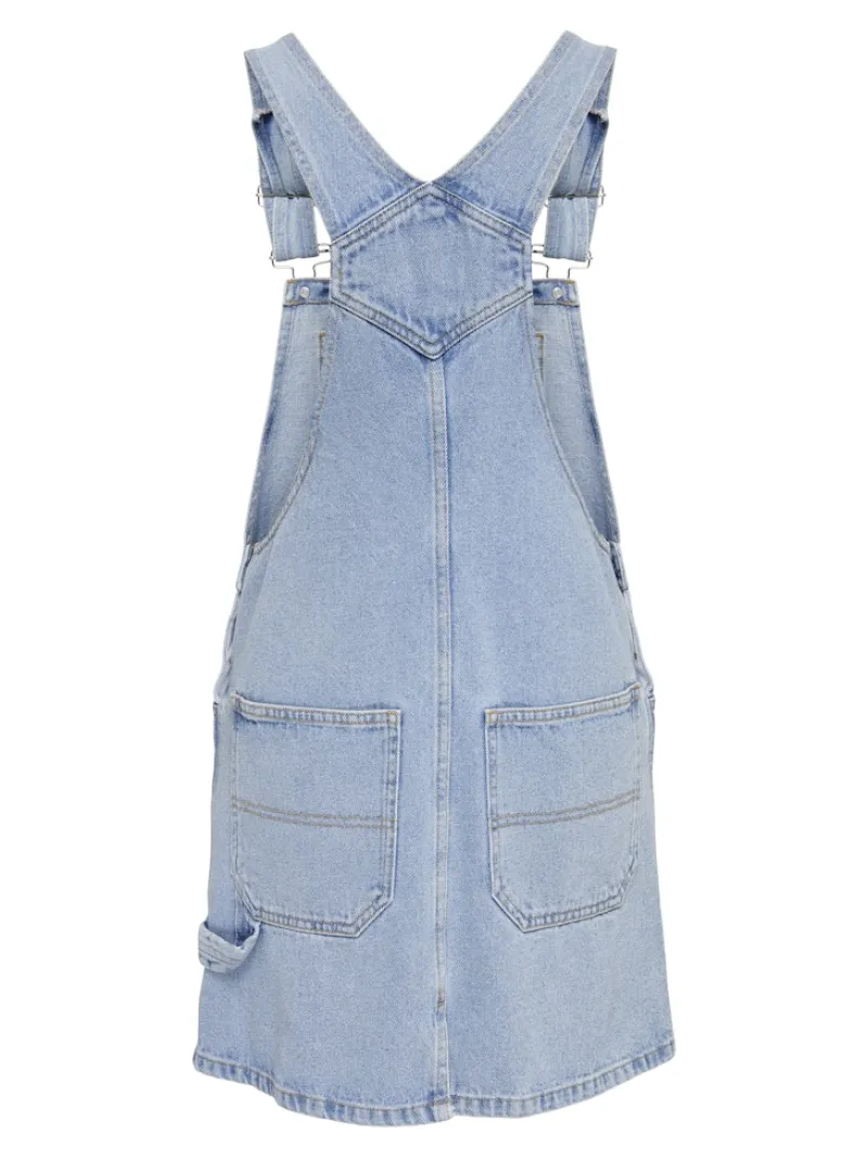Only Kleider*ONLLINN SPENCER DRESS DNM PIM OY Light Blue Denim