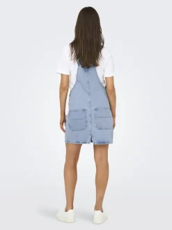 Only Kleider*ONLLINN SPENCER DRESS DNM PIM OY Light Blue Denim