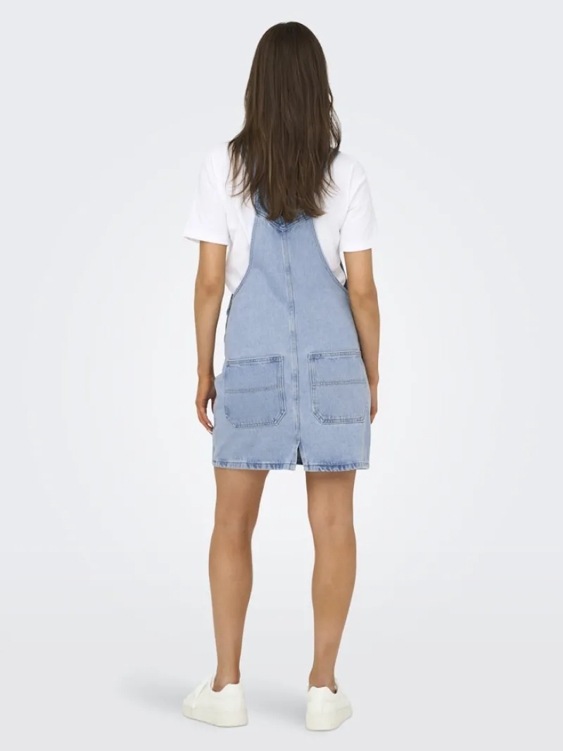 Only Kleider*ONLLINN SPENCER DRESS DNM PIM OY Light Blue Denim