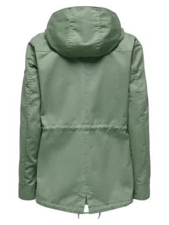Only Jacken*ONLLORCA LIFE CANVAS PARKA OTW NOOS hedge green