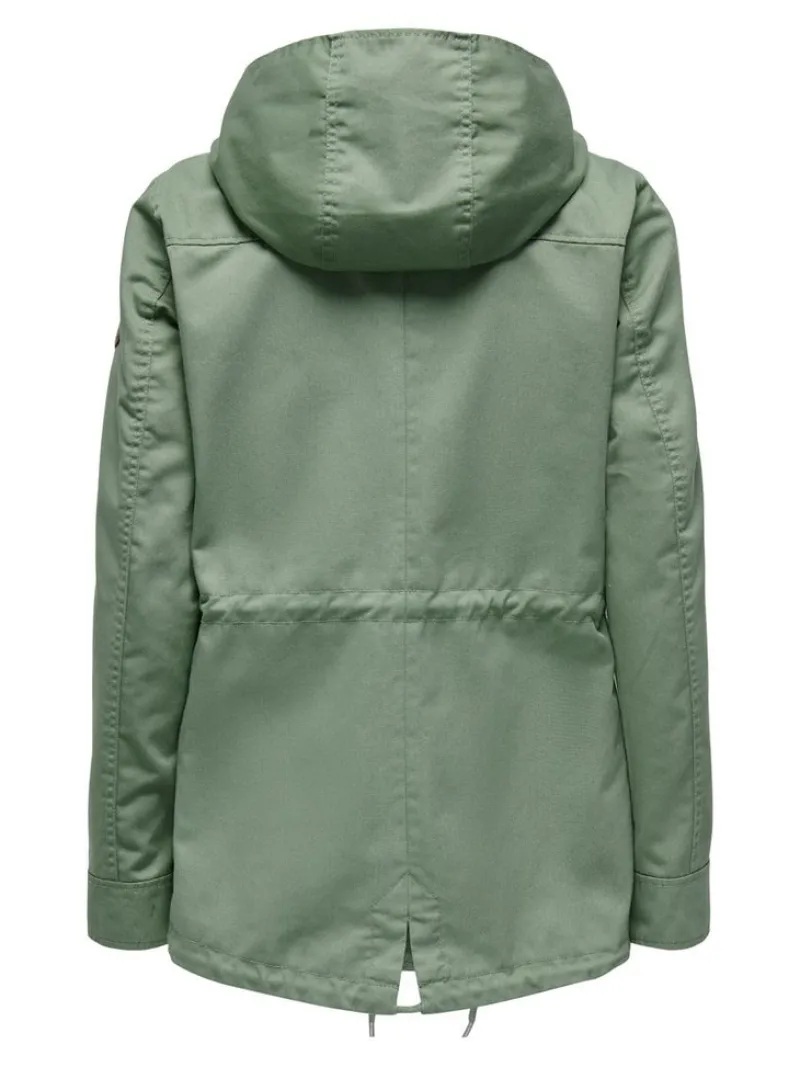 Only Jacken*ONLLORCA LIFE CANVAS PARKA OTW NOOS hedge green