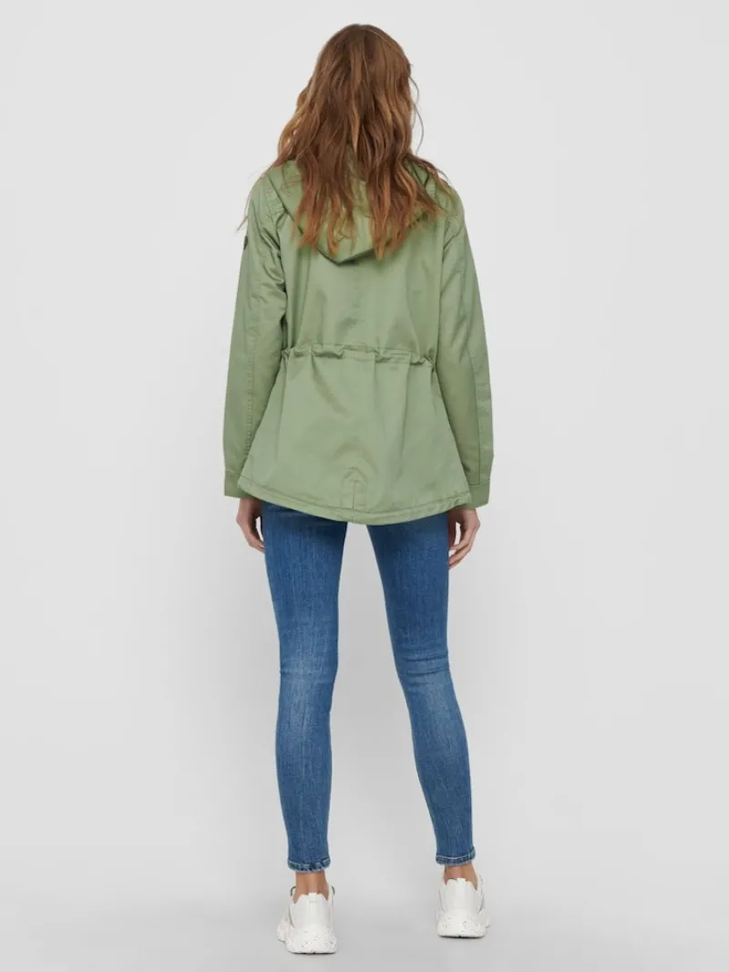 Only Jacken*ONLLORCA LIFE CANVAS PARKA OTW NOOS hedge green