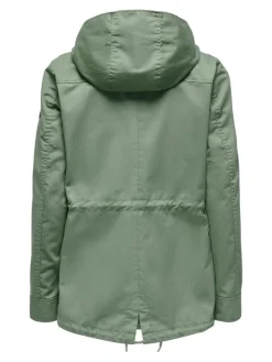 Only Jacken*ONLLORCA LIFE CANVAS PARKA OTW NOOS hedge green