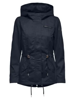 Only Jacken*ONLLORCA LIFE CANVAS PARKA OTW NOOS blau2