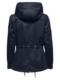 Only Jacken*ONLLORCA LIFE CANVAS PARKA OTW NOOS blau2
