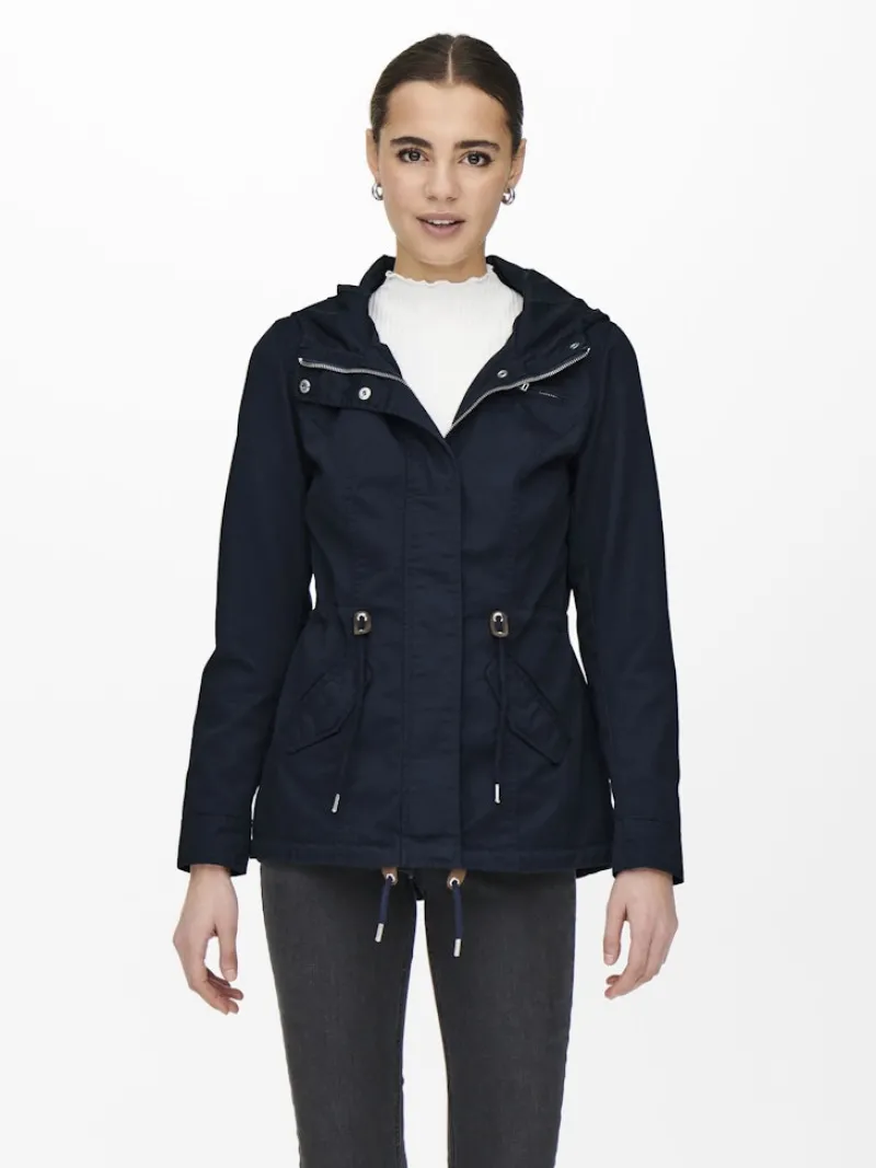 Only Jacken*ONLLORCA LIFE CANVAS PARKA OTW NOOS blau2