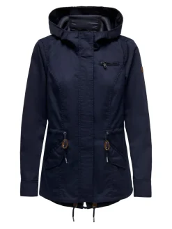 Only Jacken*ONLLORCA LIFE CANVAS PARKA OTW NOOS blue graphite