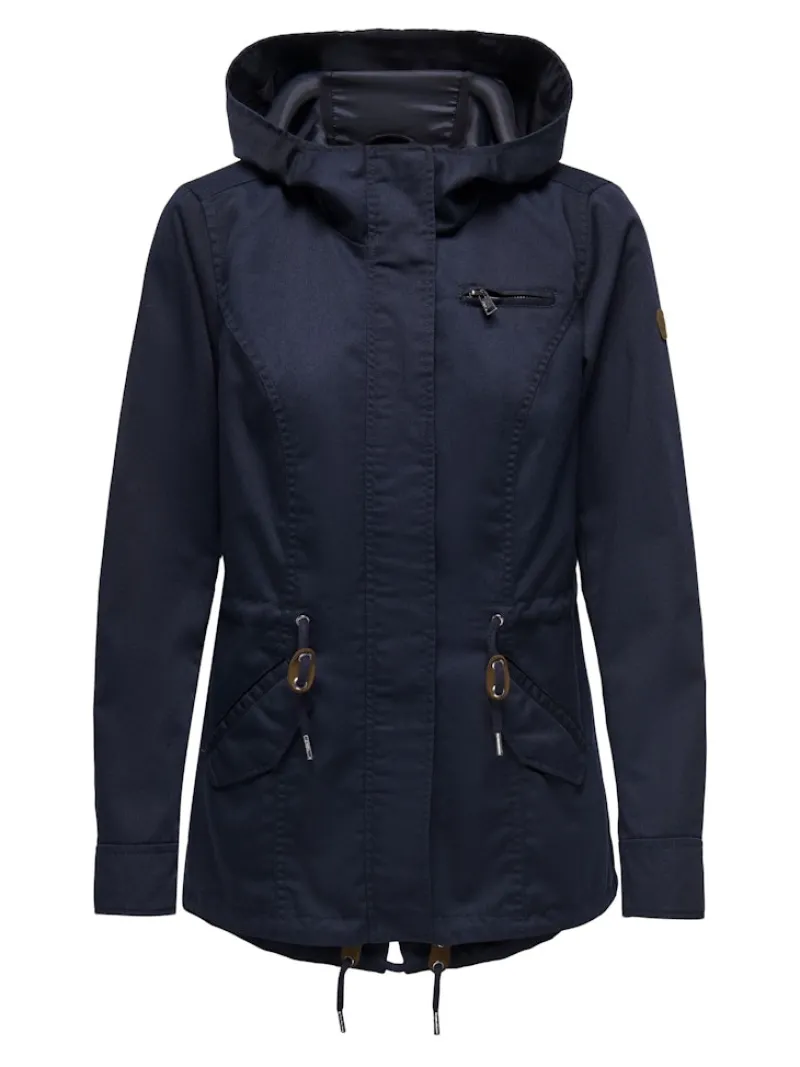 Only Jacken*ONLLORCA LIFE CANVAS PARKA OTW NOOS blue graphite