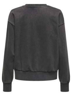 Only Pullover & Sweatshirts*ONLLUCINDA L/S O-NECK SWT NOOS black1