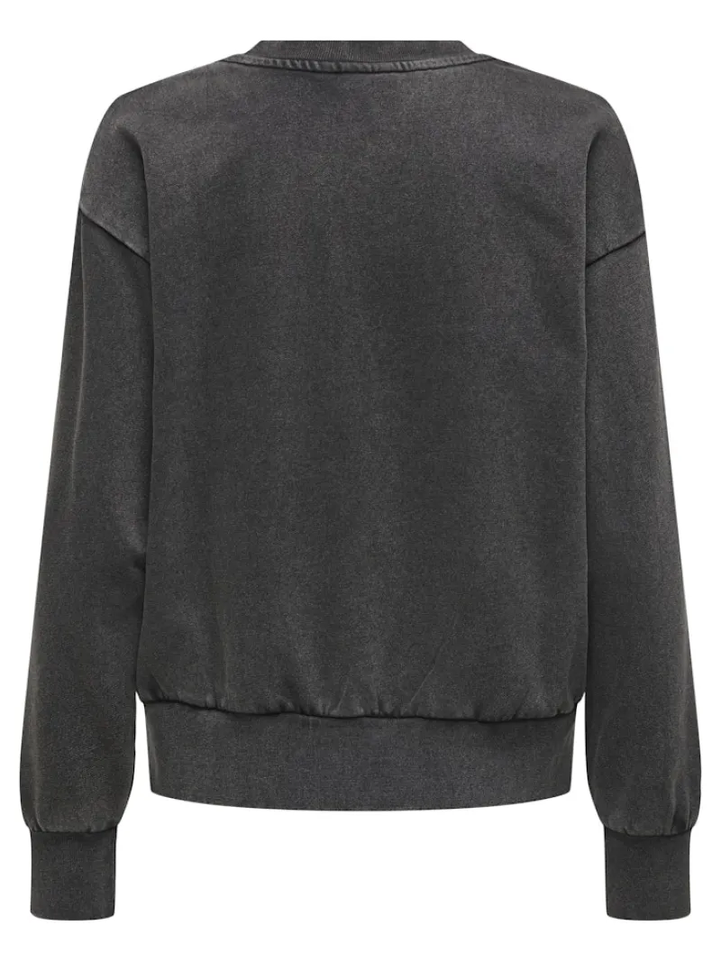 Only Pullover & Sweatshirts*ONLLUCINDA L/S O-NECK SWT NOOS black1