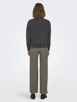 Only Pullover & Sweatshirts*ONLLUCINDA L/S O-NECK SWT NOOS black1