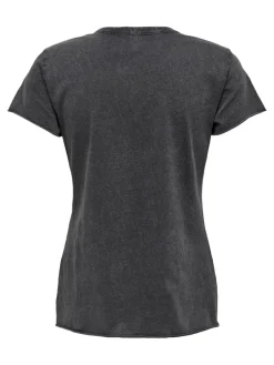 Only Shirts*ONLLUCY LIFE FIT S/S VENICE TOP BOX JRS black2