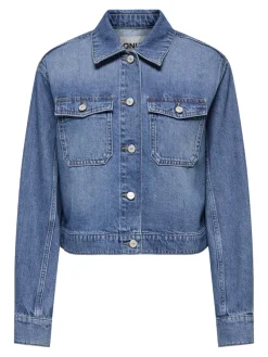 Only Jacken*ONLLUMI LS JACKET DNM PIM NOOS Medium Blue Denim