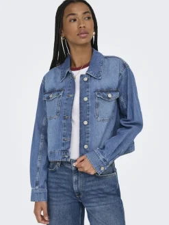 Only Jacken*ONLLUMI LS JACKET DNM PIM NOOS Medium Blue Denim