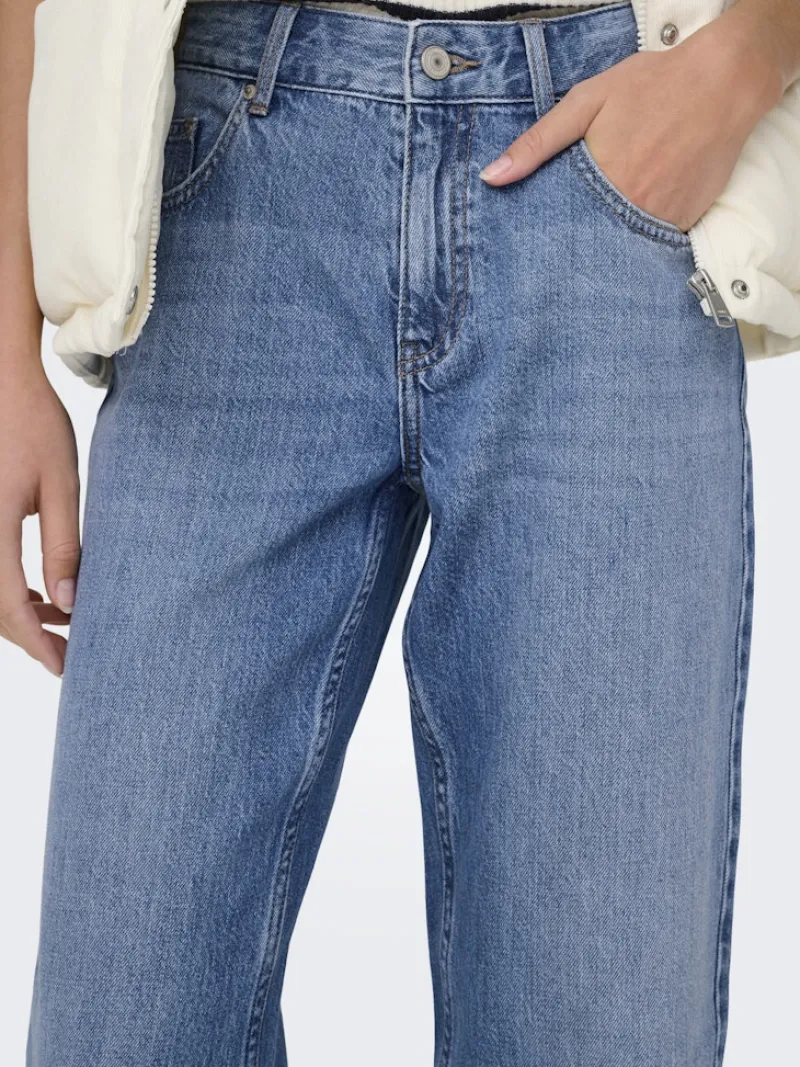 Only Jeans*ONLLUMI MW MOM STRAIGHT DNM PIM920 NOOS Medium Blue Denim