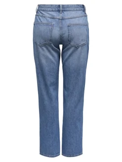 Only Jeans*ONLLUMI MW MOM STRAIGHT DNM PIM920 NOOS Medium Blue Denim