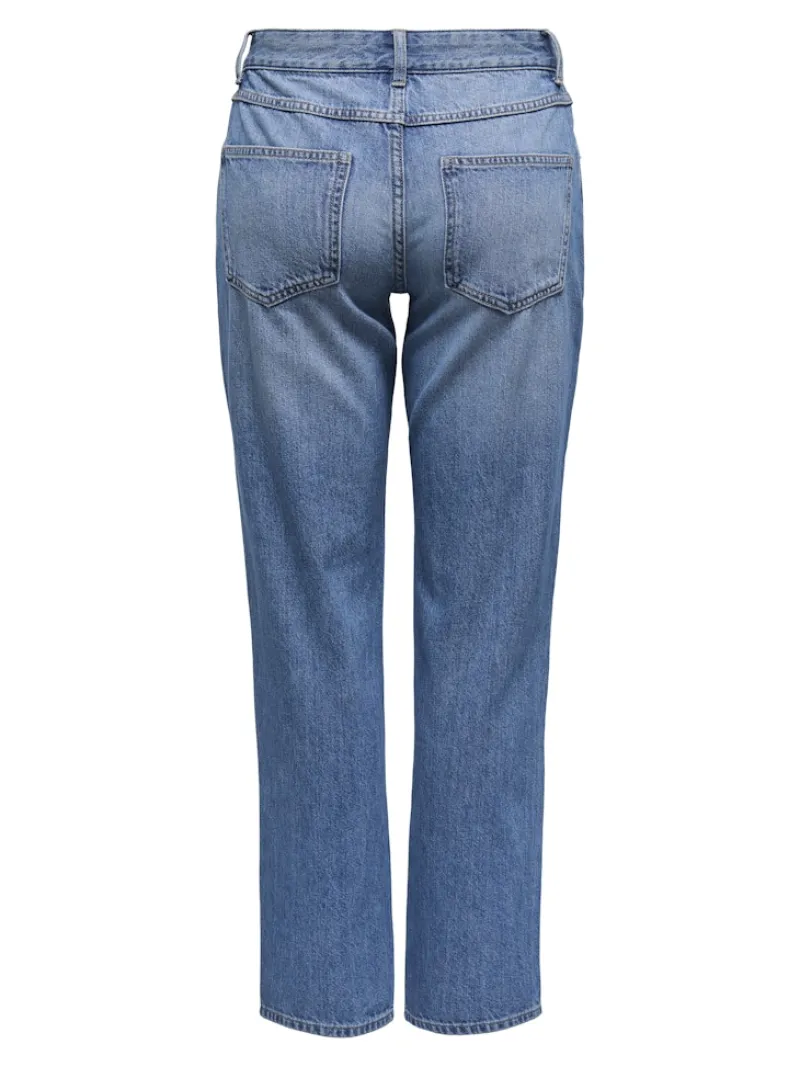 Only Jeans*ONLLUMI MW MOM STRAIGHT DNM PIM920 NOOS Medium Blue Denim