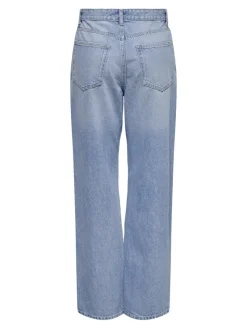 Only Jeans*ONLMADDIE EX HW WIDE DNM TAI ENT Light Blue Denim