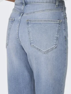 Only Jeans*ONLMADDIE EX HW WIDE DNM TAI ENT Light Blue Denim