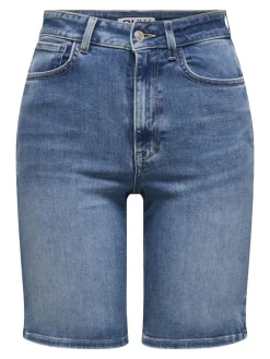Only Shorts*ONLMADISON BLUSH HW SHORTS DNM CRO Medium Blue Denim