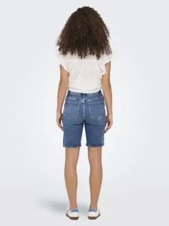 Only Shorts*ONLMADISON BLUSH HW SHORTS DNM CRO Medium Blue Denim