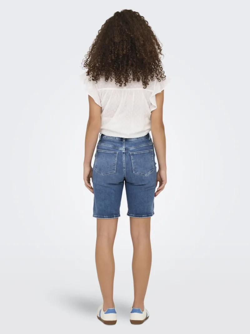 Only Shorts*ONLMADISON BLUSH HW SHORTS DNM CRO Medium Blue Denim