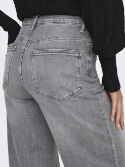 Only Jeans*ONLMADISON BLUSH HW WID DNM REA0938 NOOS Light Grey Denim