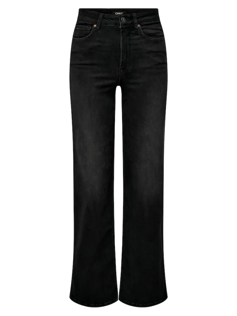 Only Jeans*ONLMADISON BLUSH HW WIDE DNM CRO099 NOOS Washed Black