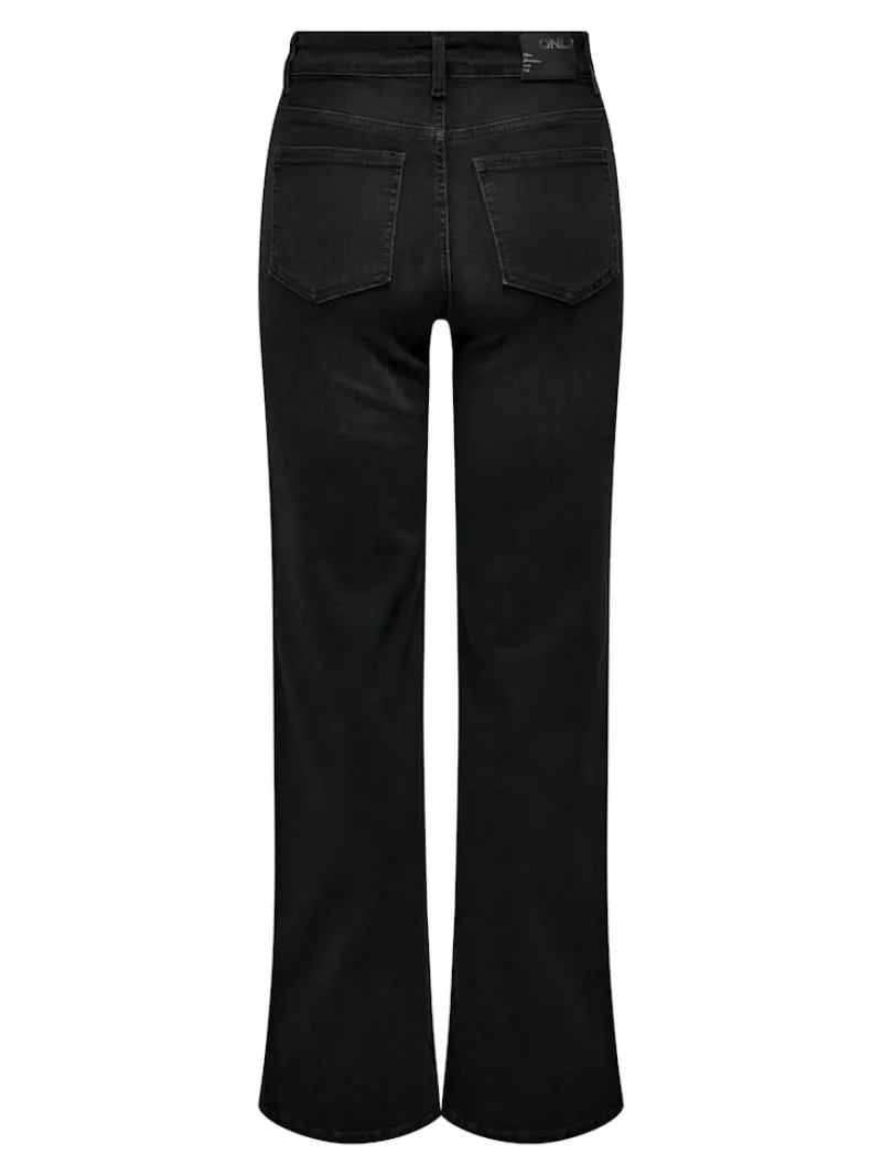 Only Jeans*ONLMADISON BLUSH HW WIDE DNM CRO099 NOOS Washed Black