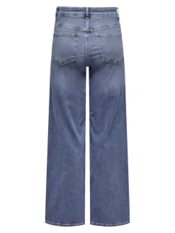 Only Jeans*ONLMADISON BLUSH HW WIDE DNM DOT372 NOOS Medium Blue Denim
