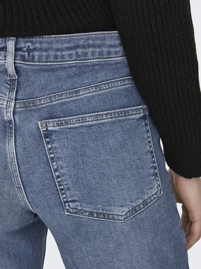 Only Jeans*ONLMADISON BLUSH HW WIDE DNM DOT372 NOOS Medium Blue Denim