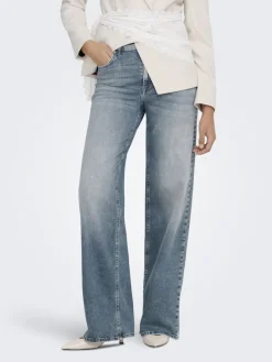Only Jeans*ONLMADISON BLUSH HW WIDE DNM REA570 NOOS special blue grey denim