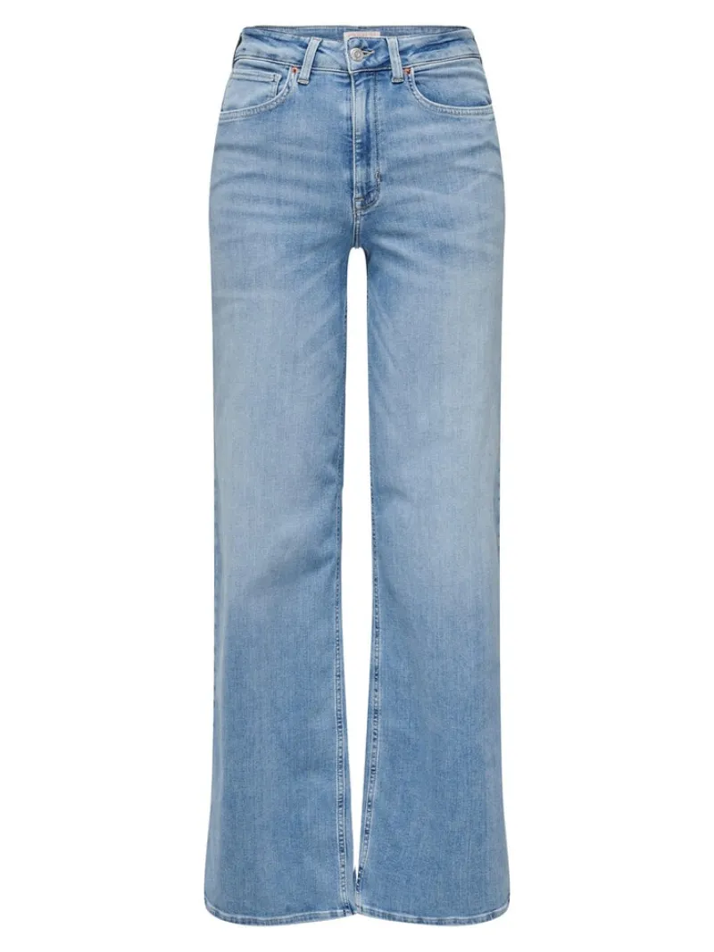 Only Jeans*ONLMADISON BLUSH HW WIDE DNM CRO371 NOOS Light Blue Denim