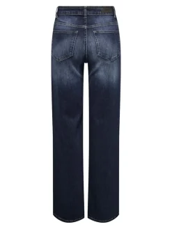 Only Jeans*ONLMADISON BLUSH HW WIDE DNM REA081 NOOS Dark Blue Denim