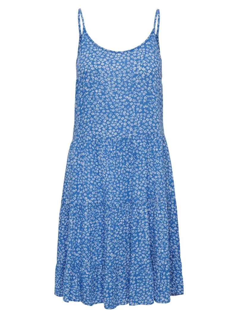 Only Kleider*ONLMAJ LIFE S/L AOP SHORT DRESS WVN NOOS Marina