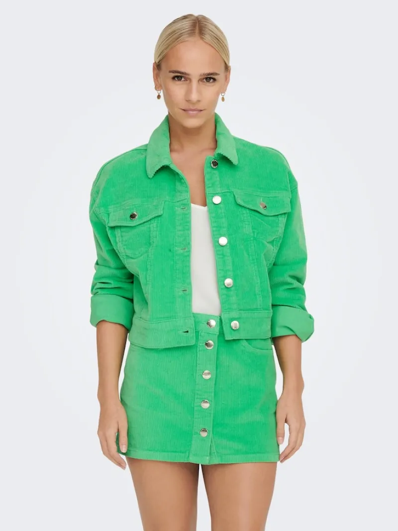 Only Jacken*ONLMALIBU-GLOBAL L/S CORD JACKET CC PNT Spring Bud