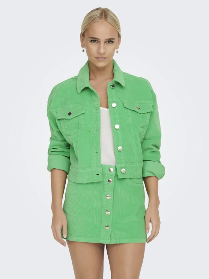 Only Jacken*ONLMALIBU-GLOBAL L/S CORD JACKET CC PNT Spring Bud