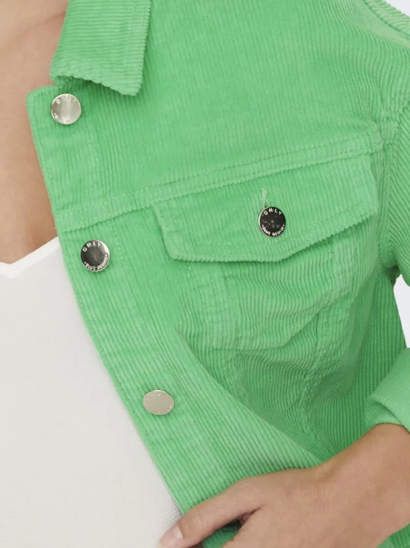 Only Jacken*ONLMALIBU-GLOBAL L/S CORD JACKET CC PNT Spring Bud