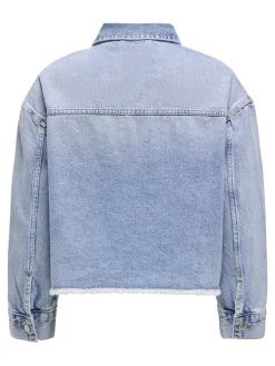 Only Jacken*ONLMARINA L/S JACKET TAI DNM CS Light Blue Denim
