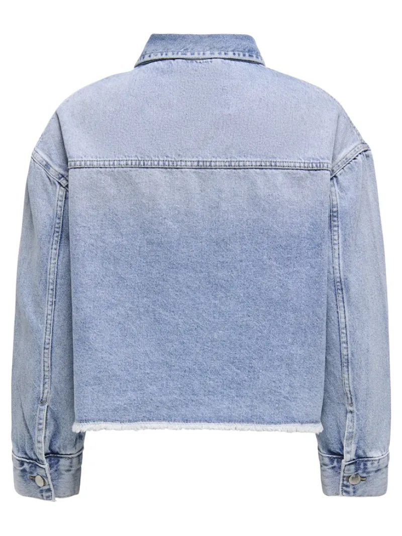 Only Jacken*ONLMARINA L/S JACKET TAI DNM CS Light Blue Denim