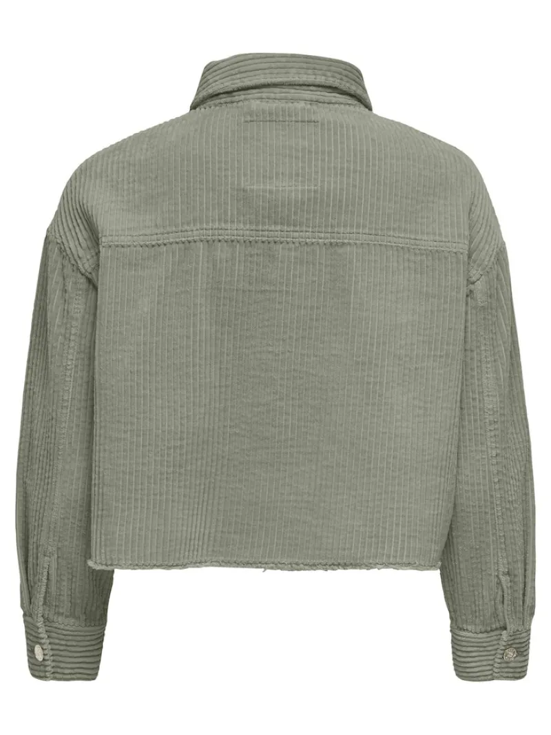 Only Jacken*ONLMARINA-ENY LIFE L/S CORD JACKET PNT Seagrass