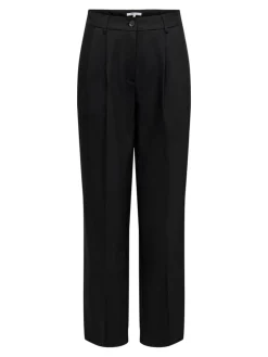 Only Hosen*ONLMATHILDE HW WIDE PANT TLR NOOS Black