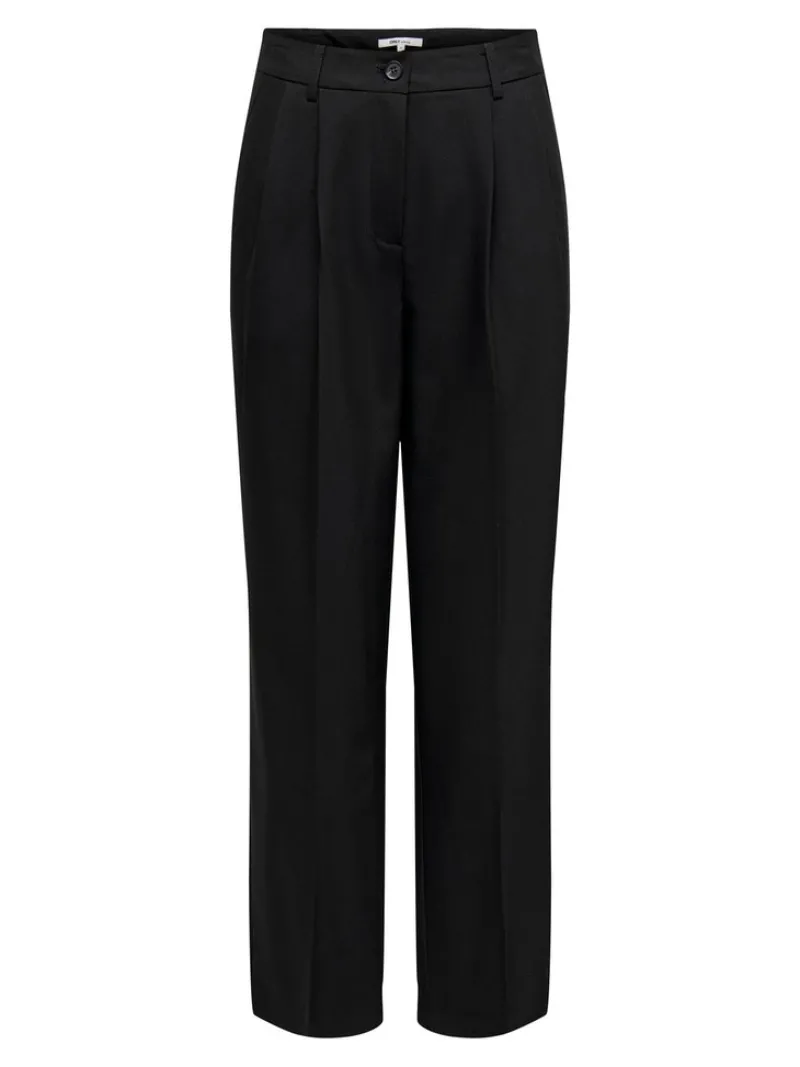 Only Hosen*ONLMATHILDE HW WIDE PANT TLR NOOS Black