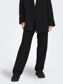 Only Hosen*ONLMATHILDE HW WIDE PANT TLR NOOS Black