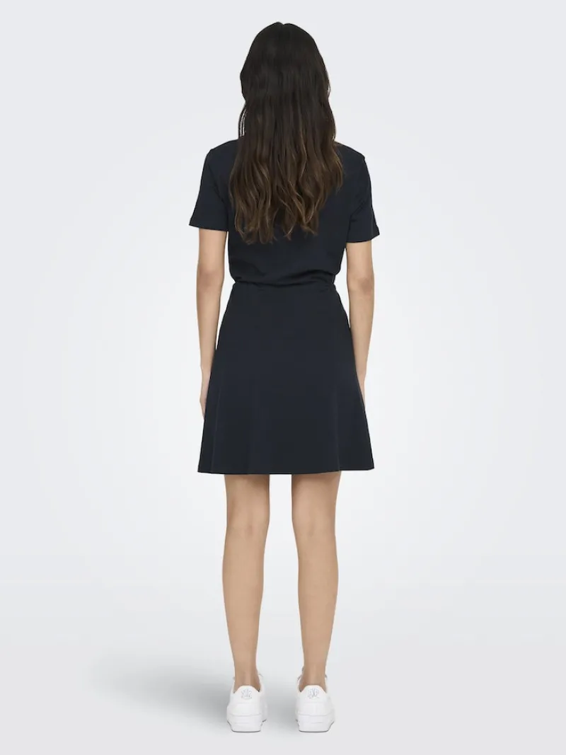 Only Kleider*ONLMAY S/S V-NECK SHORT DRESS JRS NOOS dunkelblau1