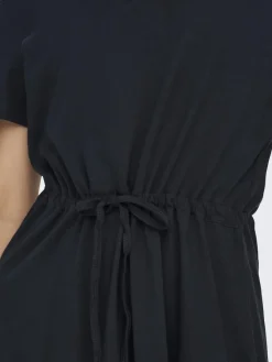 Only Kleider*ONLMAY S/S V-NECK SHORT DRESS JRS NOOS dunkelblau1