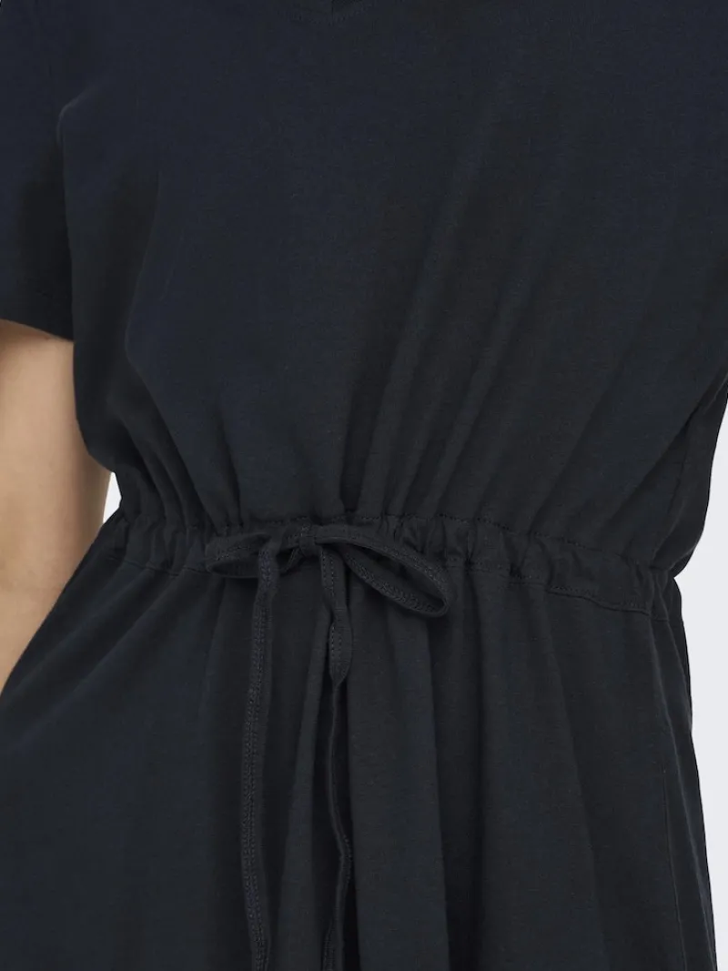 Only Kleider*ONLMAY S/S V-NECK SHORT DRESS JRS NOOS dunkelblau1